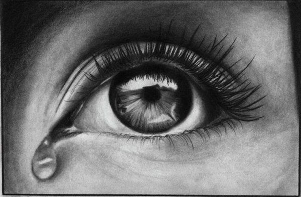30 Expressive Drawings of Eyes | Cuded | Eye pencil drawing ...