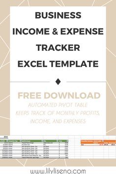 income and expense tracker excel template free download home