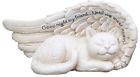 Cat Memorial Stone Garden Pet Grave Marker Headstone Yard Rock Tombstone Sign US...