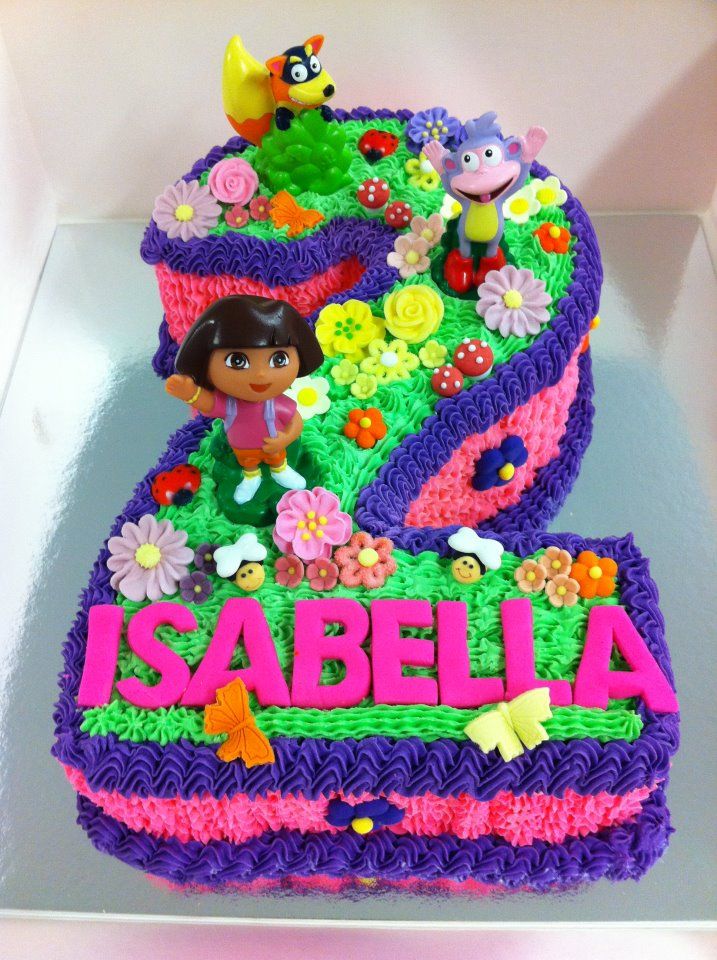 Cake Ideas For Dora The Explorer Number Cake Ideas For Dora The Explorer Number