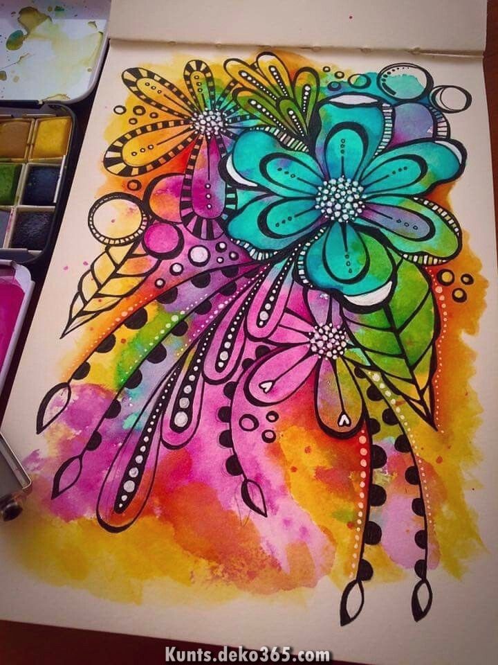 Aquarell Malen Fur Anfanger Lavieren Lasieren Aquarell Malen