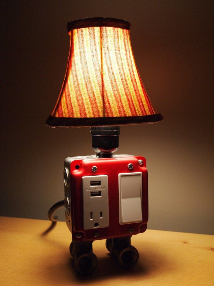 Lighting Cool Gadget Charger Table Lamp Unique Homemade Lamps Design Lighting Cool Gadget Charger Table Lamp Unique Homemade Lamps Design Ideas Future Projects Desk