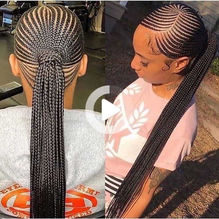 6 packs Senegalese Twist Crochet Box Braids Hair in 2020 | Big cornrows