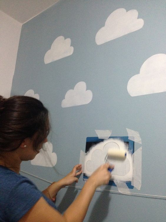 Chambre bébé nuages: 15 idées déco pour le nouveau venu! Chambre bébé nuag...