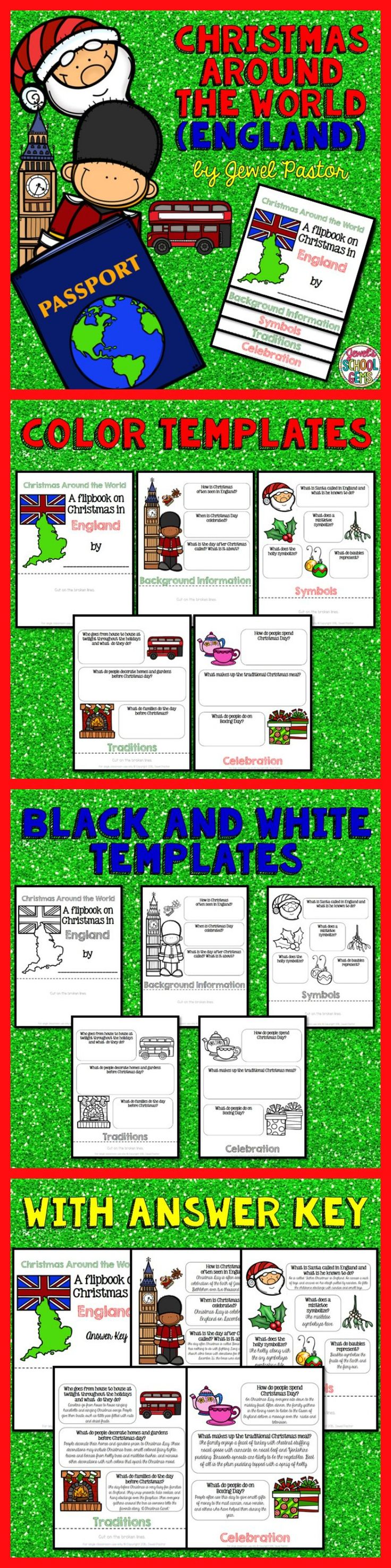 Christmas Around the World Research Project (Christmas in