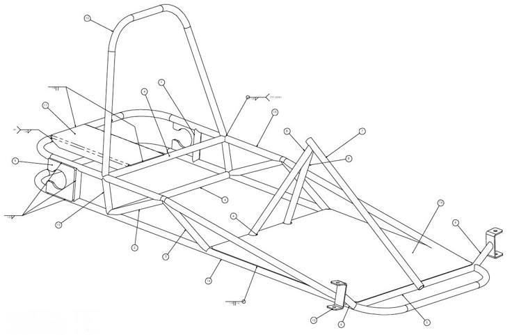 go kart frame design