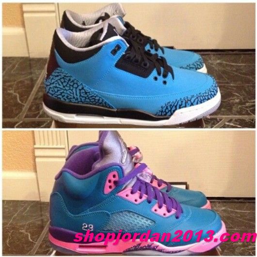 Authentic Nike Air Jordan 6 Cheap sale South Beach Blue Pink Bla