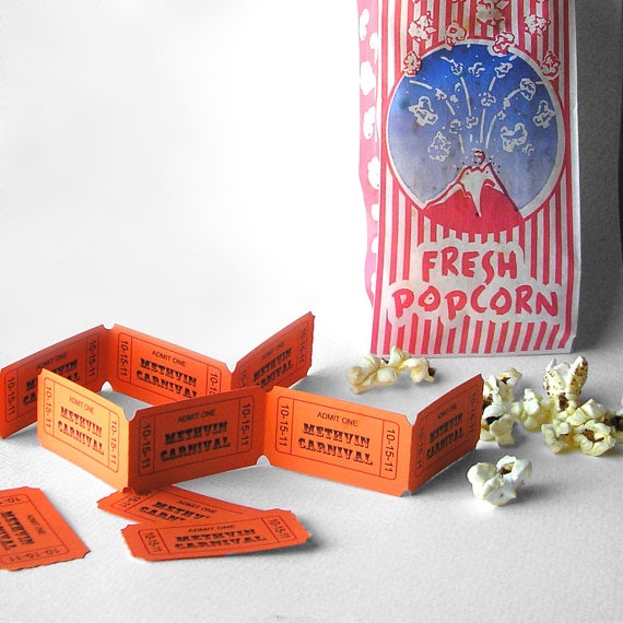 personalized ticket rolls
