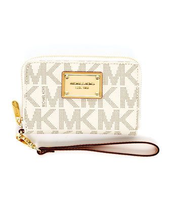 MICHAEL Michael Kors iPhone Logo Zip Wallet - Michael Kors