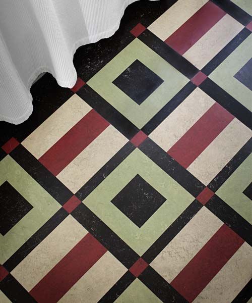 accessibly priced linoleum rugs similar to those made by american linoleum floor craftsperson laurie crogan