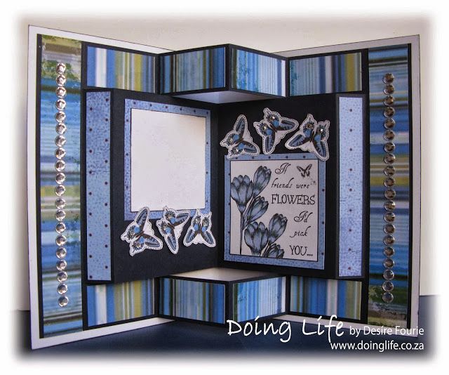 pin 1 of 2 template for a fancy tri fold card the card see