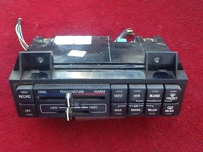 cool 1997 BUICK LESABRE HVAC MODULE PART NUM 16214474 SER# 62024 LABEL