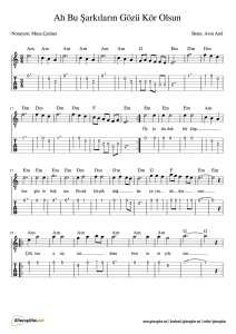 Ah Bu Sarkilarin Gozu Kor Olsun Nota Tab Gitaregitim Net Notalara Dokulmus Muzik Muzik Notalari Sarkilar Ah Bu Sarkilarin Gozu Kor Olsun Nota Tab Gitaregitim Net Notalara Dokulmus Muzik Muzik Notalari Sarkilar