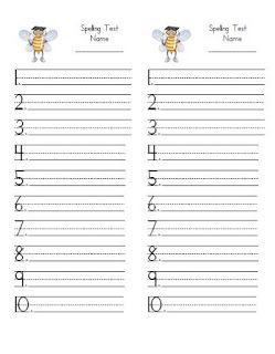 list template for word