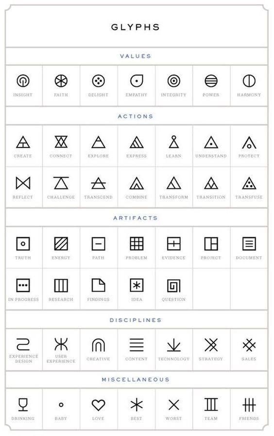 Best Geometric Tattoo - glyphs tattoo designs ...