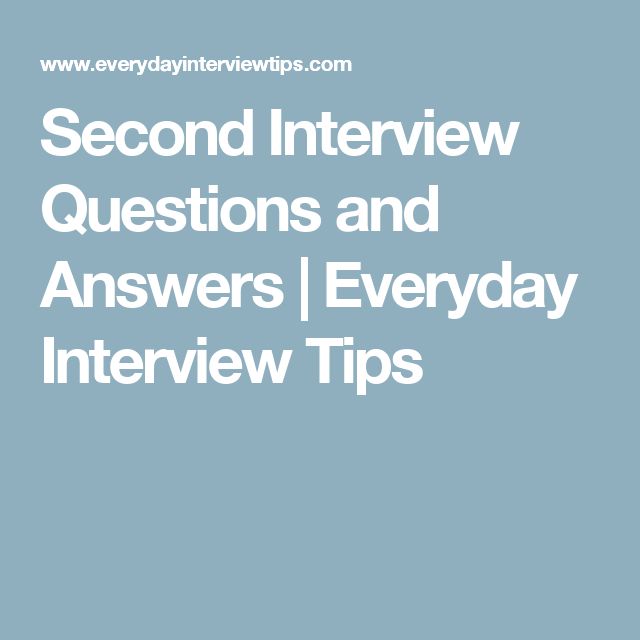 what to bring to a second interview