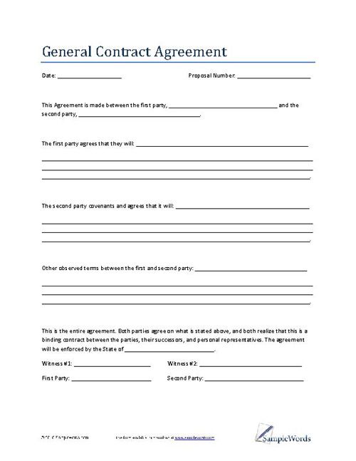 simple construction contract