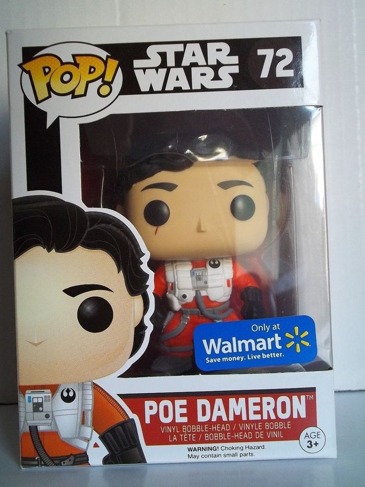 Star Wars Movies Funko Pop Poe Dameron Vinyl Figure for sale online