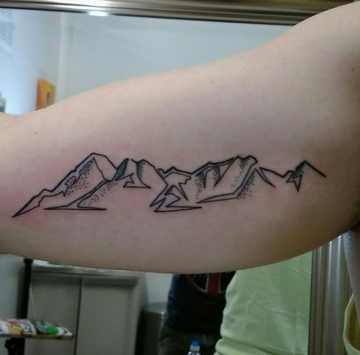 Single mann tattoo