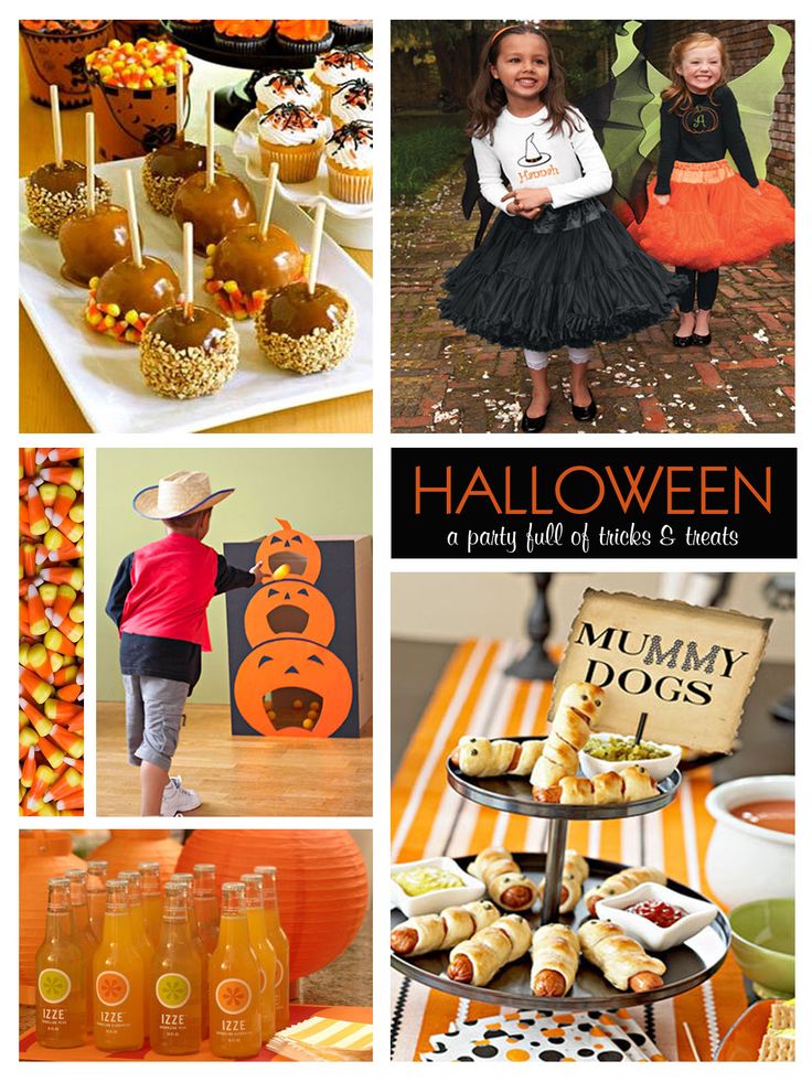 halloween kids party treats food and games
