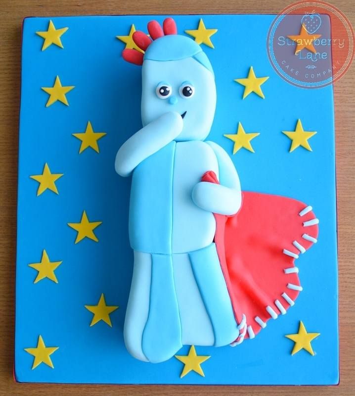 2D Iggle Piggle Carved Cake Tutorial Cake tutorial, Cake templates