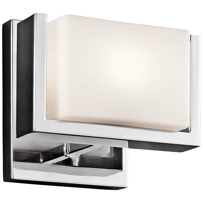 Kichler Keo 6" High Chrome and Glass Wall Sconce | Glass ... Kichler Keo 6" High Chrome and Glass Wall Sconce | Glass ... on Decorative Wall Sconces Candle Holders Chrome Nickel id=53604
