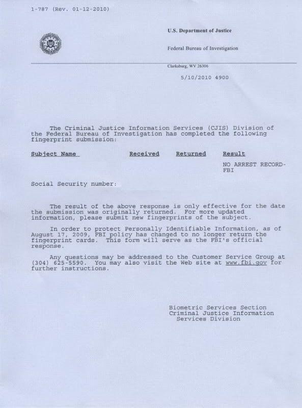 Obtaining a Criminal Record