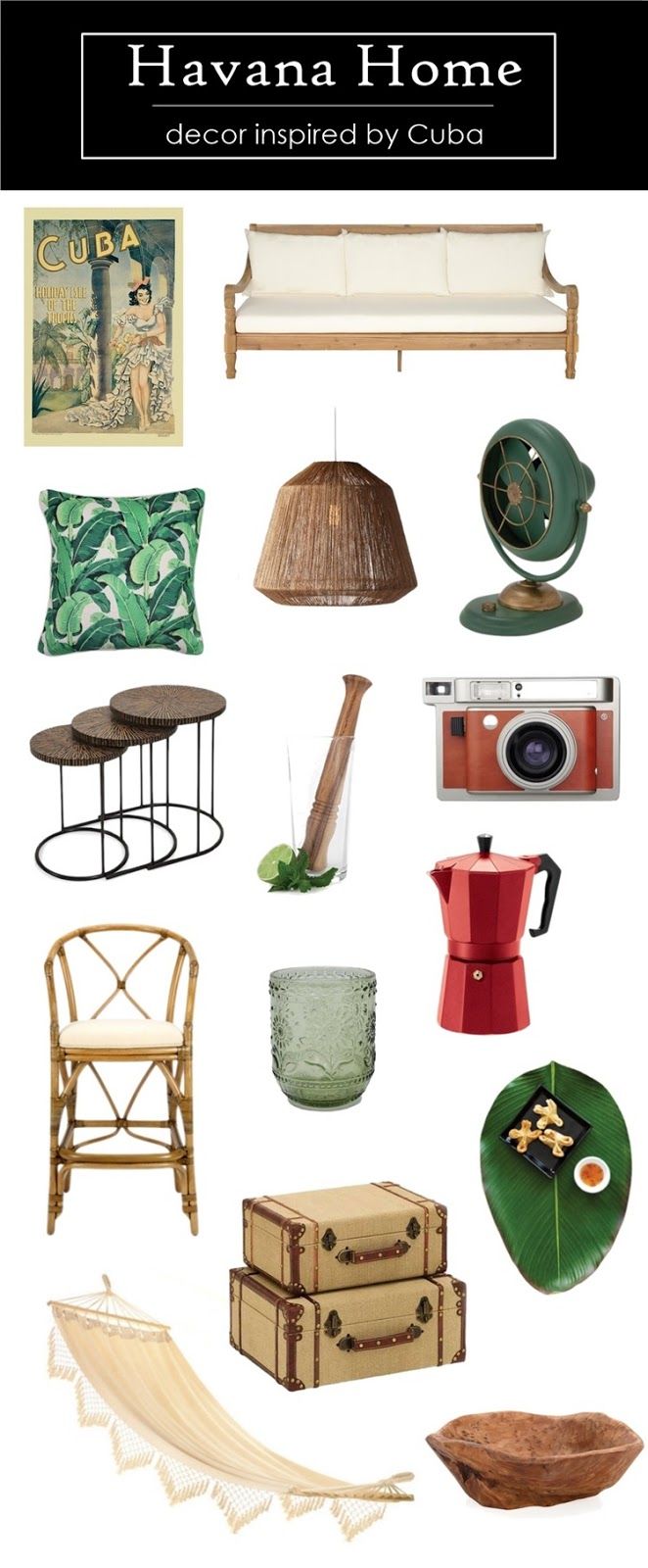 modern havana home decor inspired by cuba cuban decor havana interior design