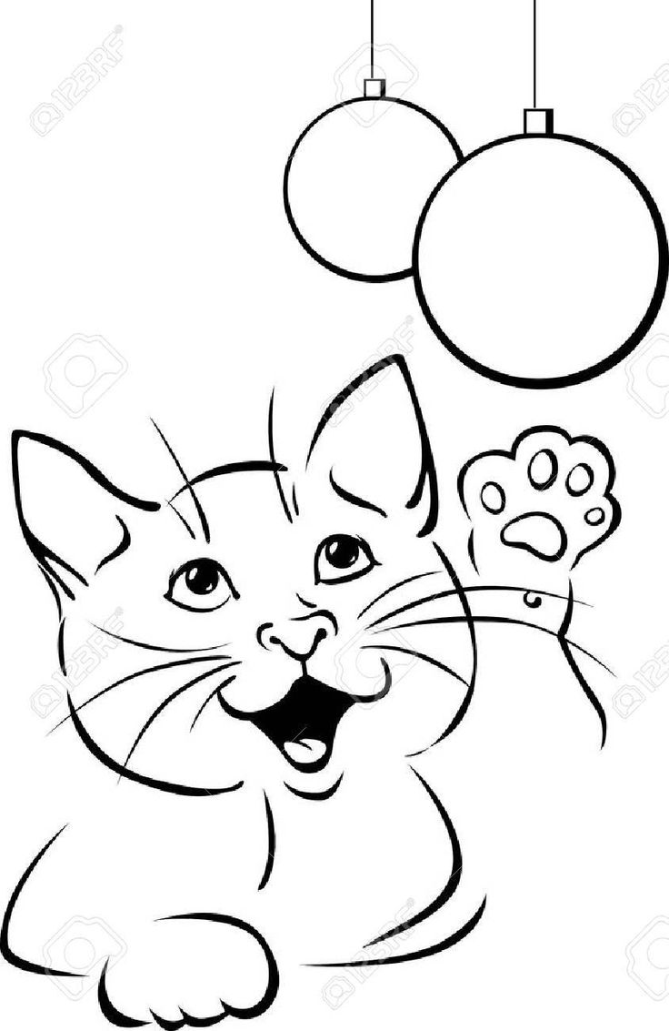 Gattino Che Gioca Da Colorare - Cose Per Crescere