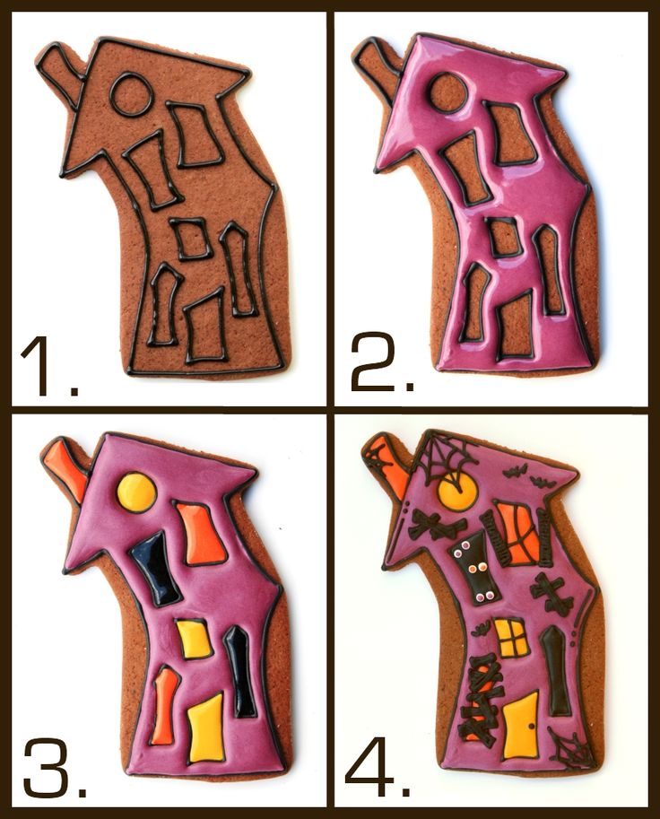 how to decorate your very own hauntedhouse halloween cookies by lilaloa check