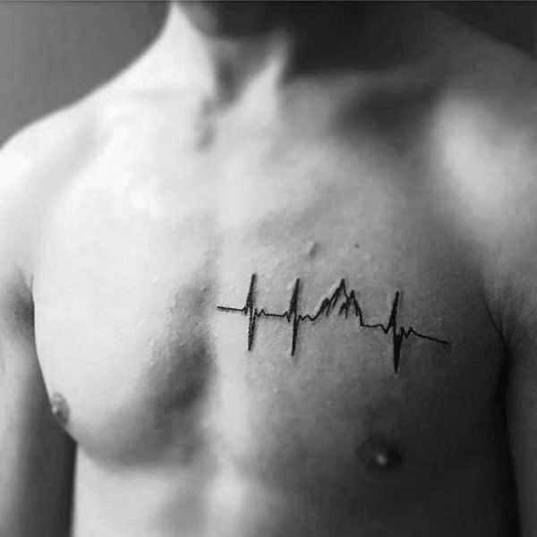 Top 43 Small Nature Tattoos 2020 Inspiration Guide Chest Tattoo Men Small Nature Tattoo Small Chest Tattoos