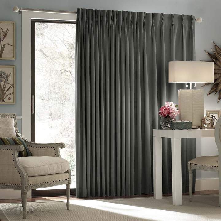 Eclipse Thermal Blackout Patio Door Curtain Curtains With Blinds Thermal Blackout Patio Door Curtain, Patio Window Blackout Curtains