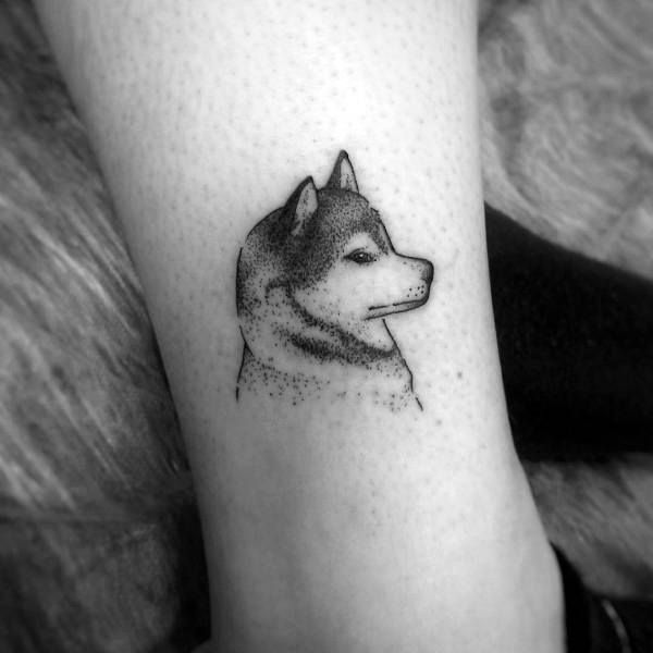 80 Siberian Husky Tattoo Designs For Men Dog Ink Ideas Husky