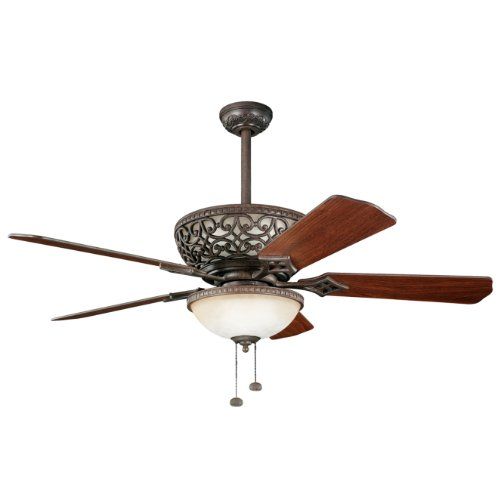 135 Best Indoor Ceiling Fans Images On Pinterest Blankets Best Deal Kichler Lighting 300113tz Cortez 52in Ceiling Fan Tannery Bronze Finish With Reversible Blades