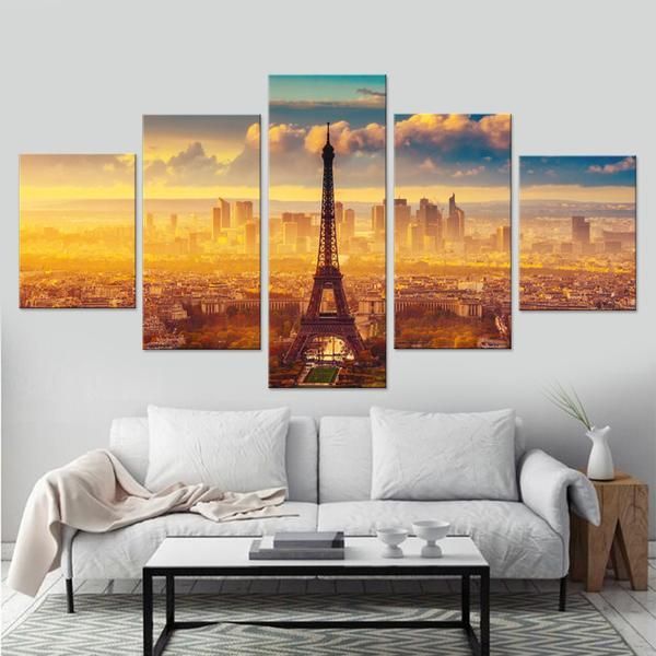 Eiffel Tower 5PCS HD Canvas print Painting Home decor Picture Wall art Poster Eiffel Tower 5PCS HD Canvas print Painting Home decor Picture Wall art Poster