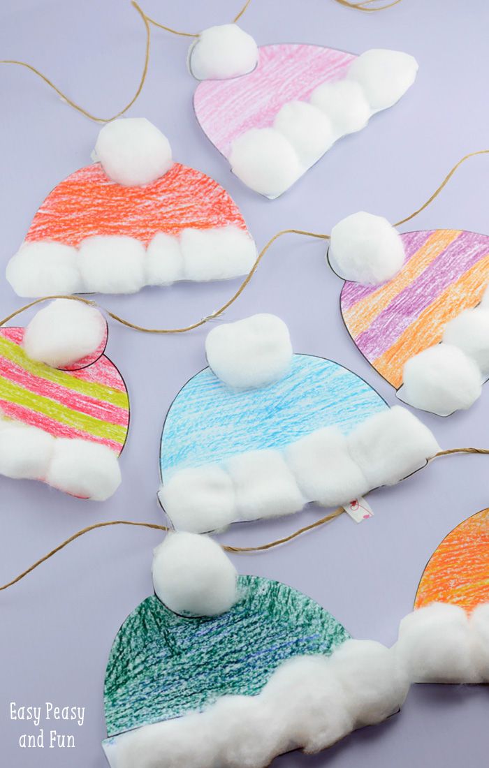 Winter Hat Toddler Craft Winter Hat Toddler Craft