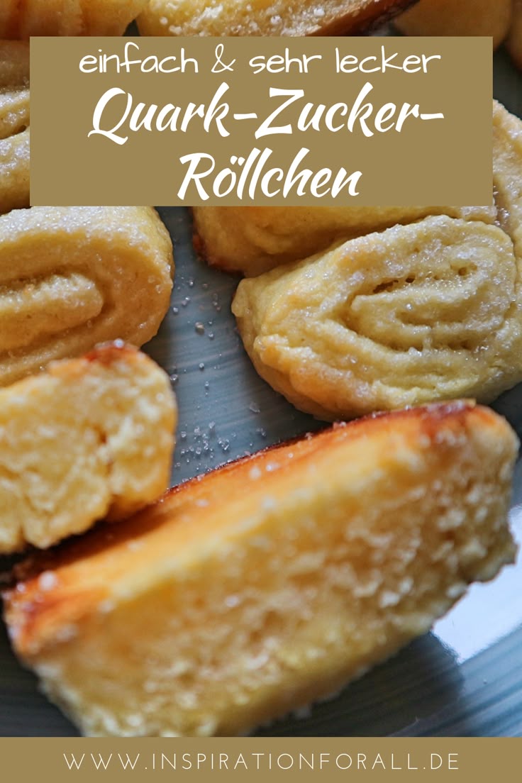Quark-Zucker-Röllchen – einfaches Rezept für leckere Quarkkekse