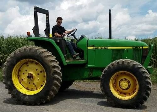 John Deere 7405 Tractor Service Repair Manual Tm6014