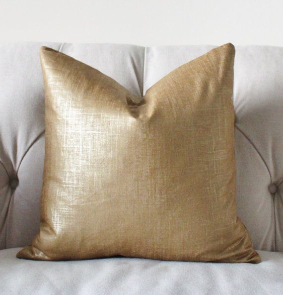 654 Best Pillow Images On Pinterest Cushions Toss Pillows And Metallic Bronze Gold Pillow Cover By Motif Pillows 50 00