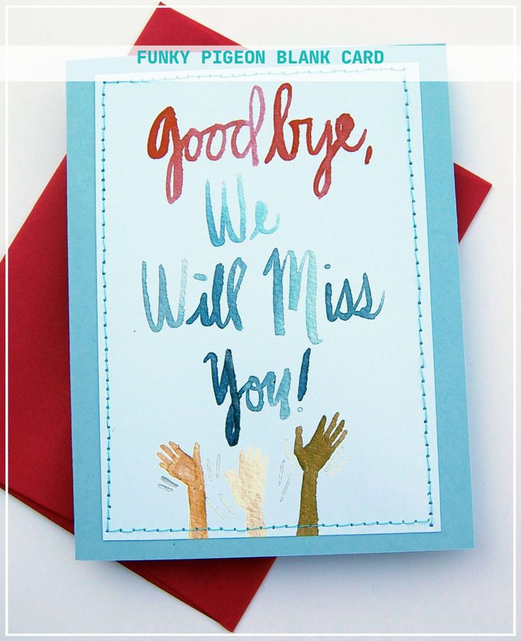 12 best funky pigeon blank card farewell cards goodbye