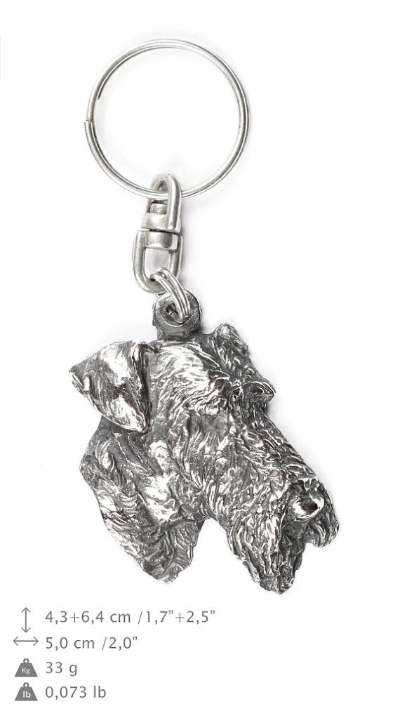 ArtDog Black Russian Terrier in Casket Key Holder Dog Keyring Limited Edition ArtDog Black Russian Terrier in Casket Key Holder Dog Keyring Limited Edition