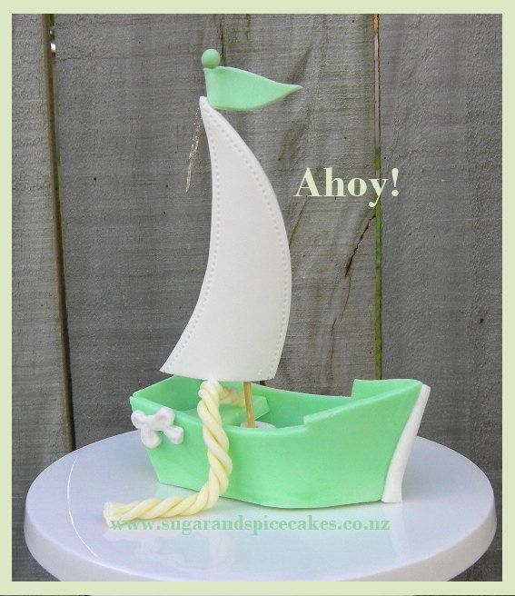 Fondant Sailboat Cake Topper Tutorial Fondant Sailboat Cake Topper Tutorial