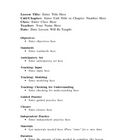 If you are looking for an easy lesson plan template, check this one out! Open the preview file to understand how my template works. If you have q...