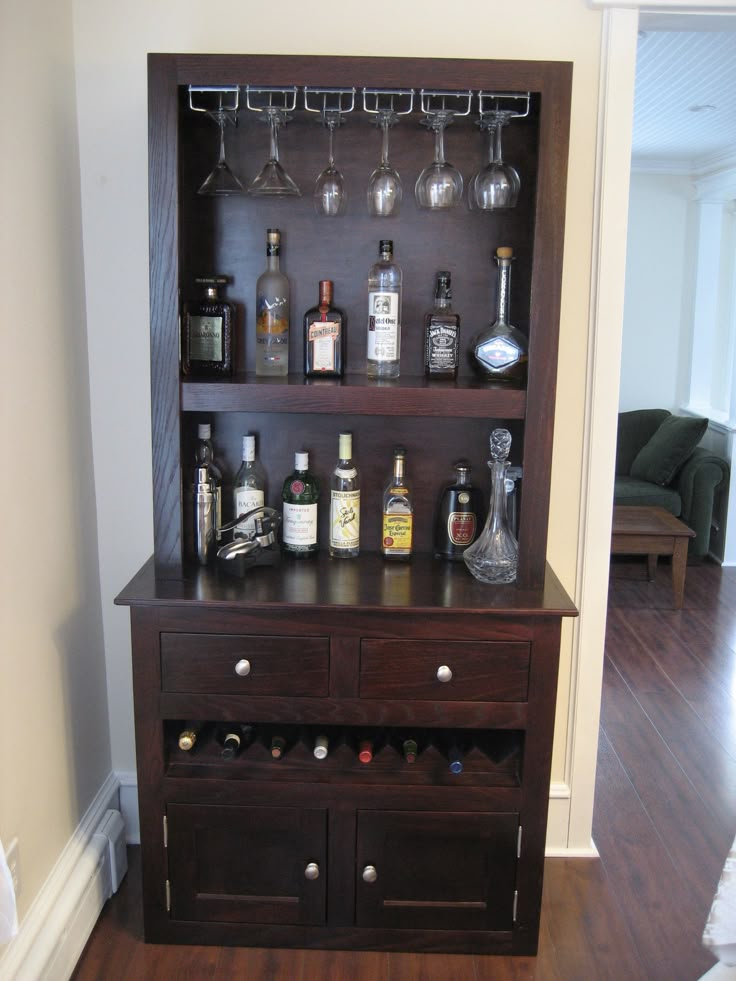 Custom Liquor Cabinet With Glass Racks Open Shelving Integrated Wine Bottle Holder And Closed Hidden Bar Furniture hidden bar furniture. Custom Liquor Cabinet With Glass Racks Open Shelving Integrated Wine Bottle Holder And Closed Hidden Bar Furniture