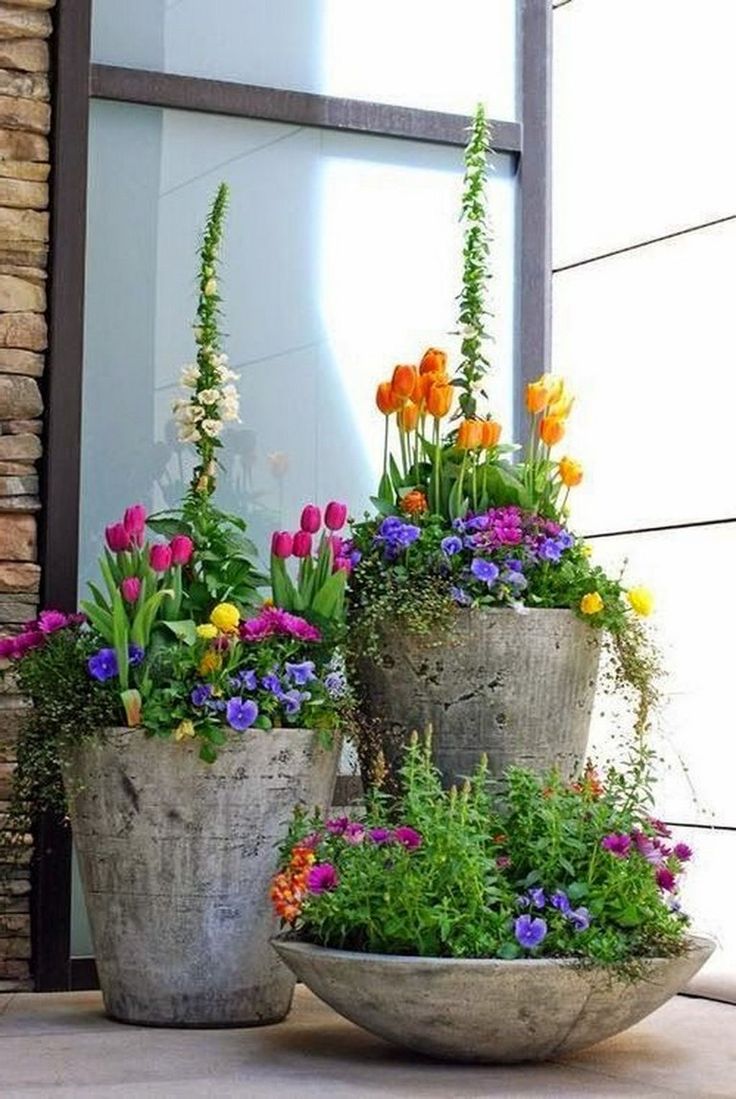 40+ Beautiful Garden Container Best Ideas #gardening #yarddecorations #gardenide...