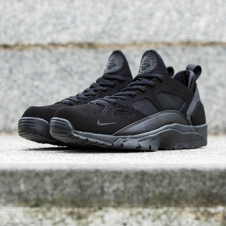 nike huarache low all black nike huarache low all black