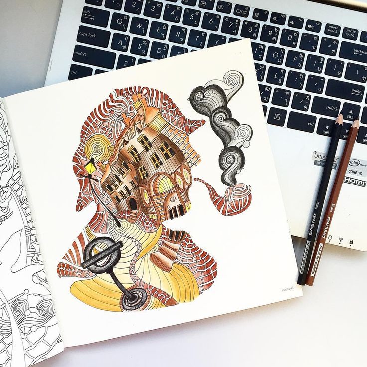 Magic City Coloring Books Colouring Vintage Pages Book