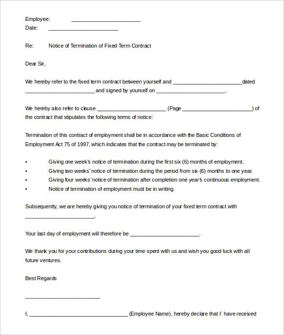 contract termination letter template free sample example format speechless school cancels kindergarten show because does not