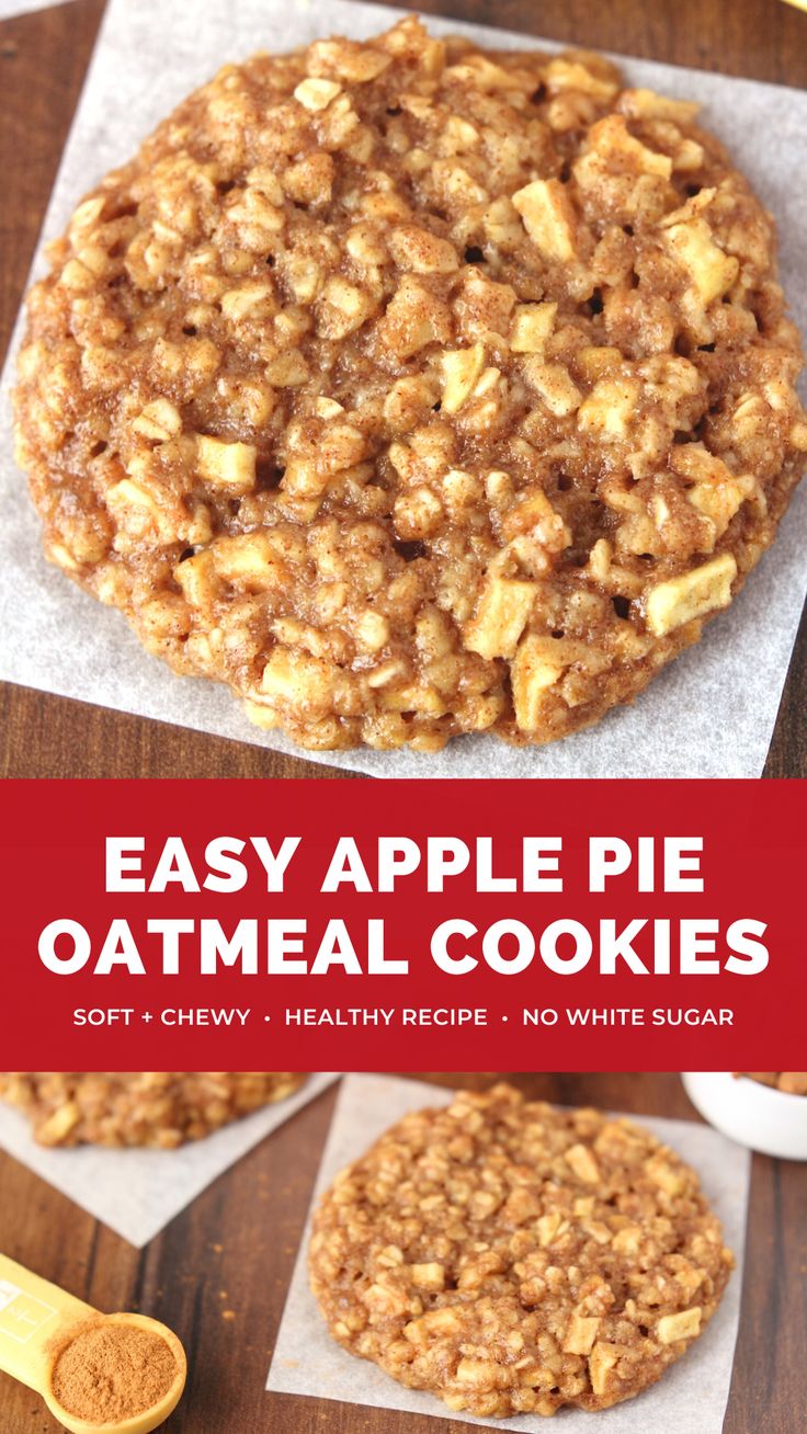 Apple Pie Oatmeal Cookies Healthy Easy Amy s Healthy Baking apple-pie-oatmeal-cookies-healthy-easy-amy-s-healthy-baking