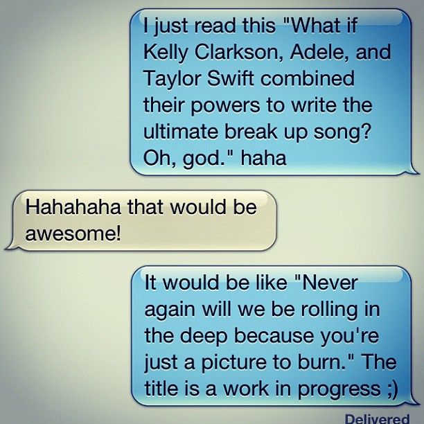 Awesome breakup songs